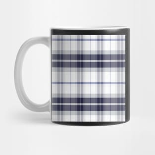 Winter Aesthetic Ossian 1 Hand Drawn Textured Plaid Pattern Mug